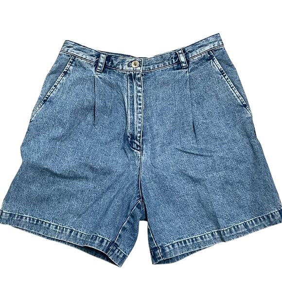 Vintage Ralph Lauren Jeans Co Denim Shorts Size 6 High Rise 90s Mom Shorts - Picture 1 of 4